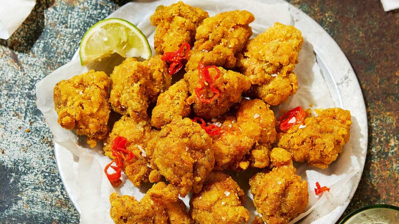 Curry fried chicken 