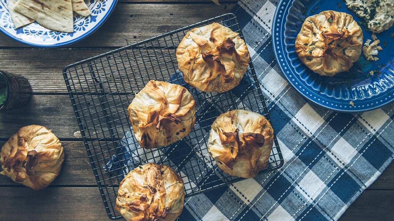 Middle Eastern lamb parcels 