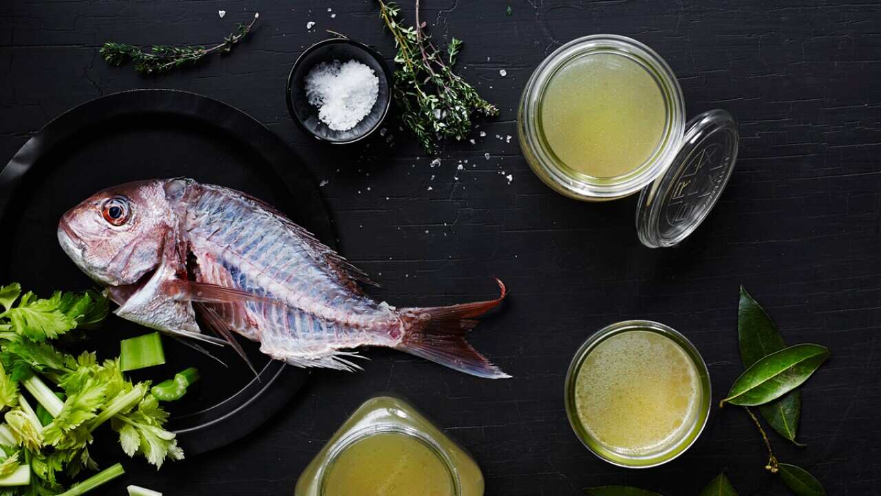 Celery Fish stock