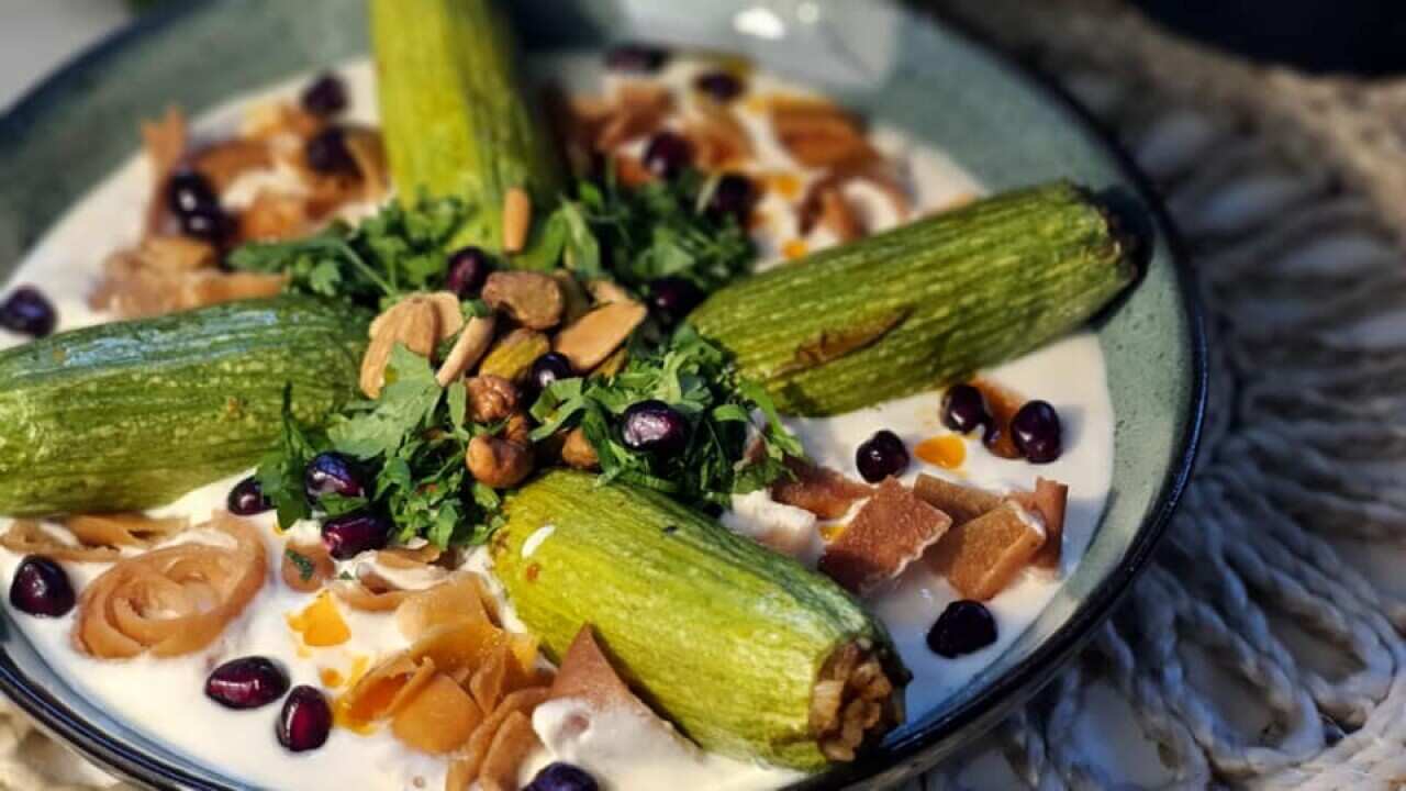 Zucchini fatteh