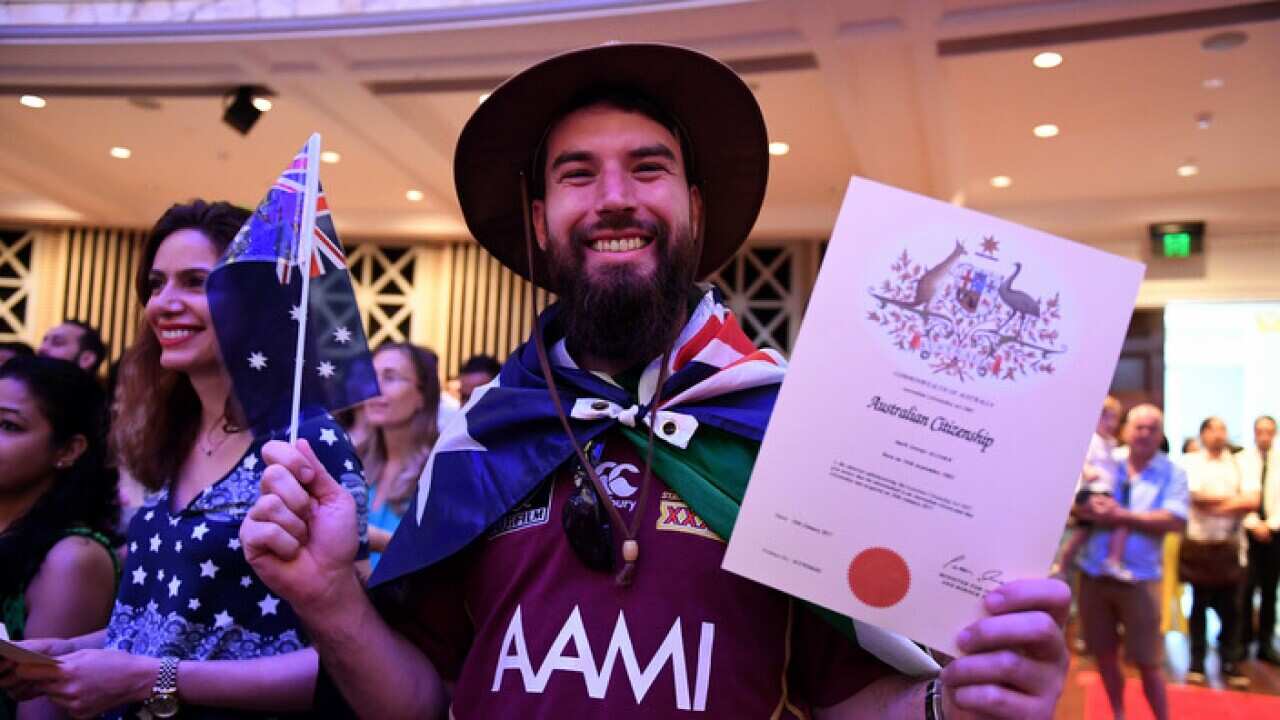 An Australian citizenship ceremony