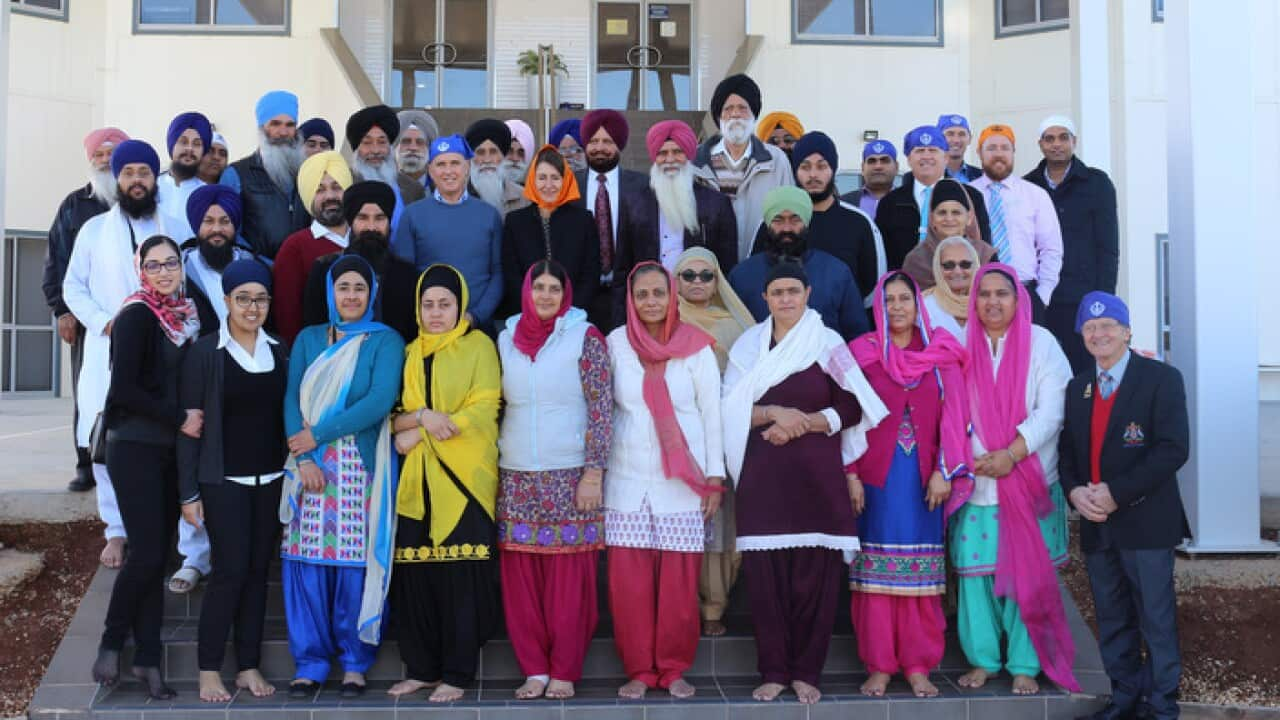 NSW Cabinet ministers at Griffith Gurdwara