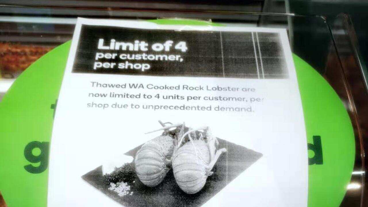 Woolworths put purchase limit on $20 lobster