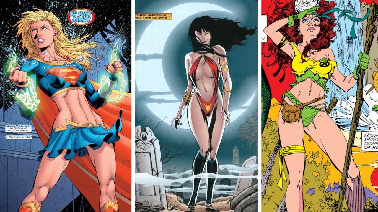 Sexy female comic superheroes