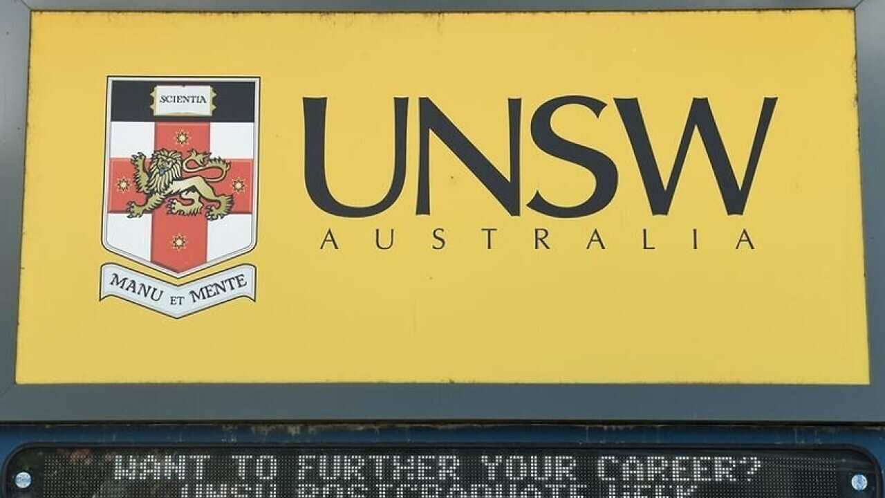 Image of a UNSW signage