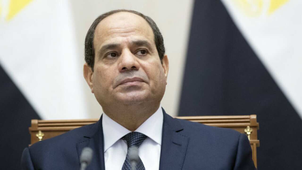 Egyptian president Abdel Fatah el-Sisi 