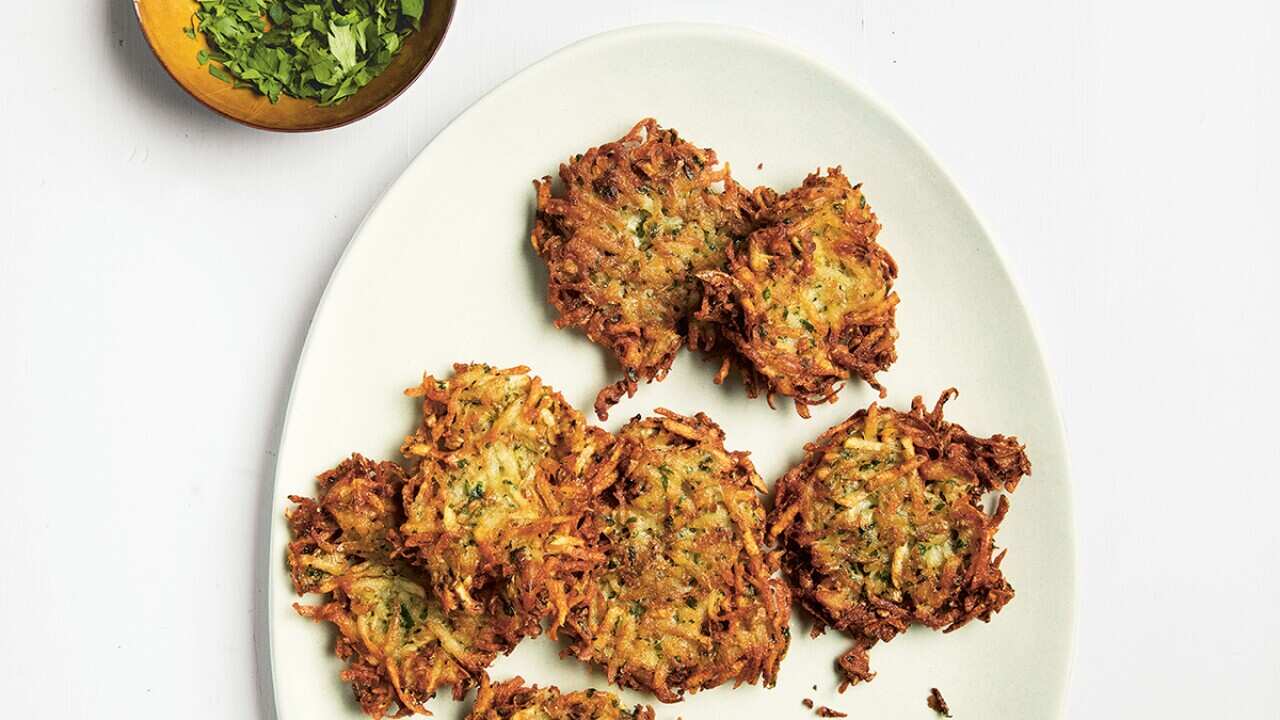 Leah's potato latkes