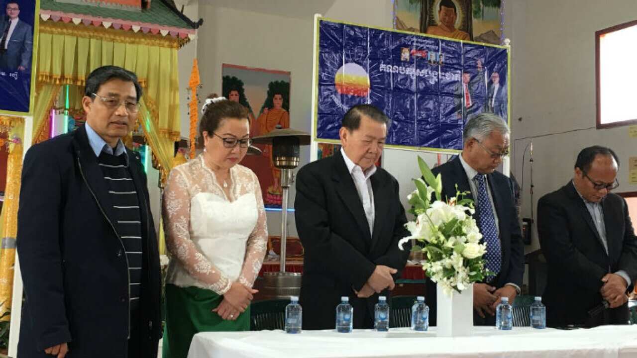 CNRP Blessing ceremony at Wat Budharainsey Melbourne on Sunday, November 3, 2019.