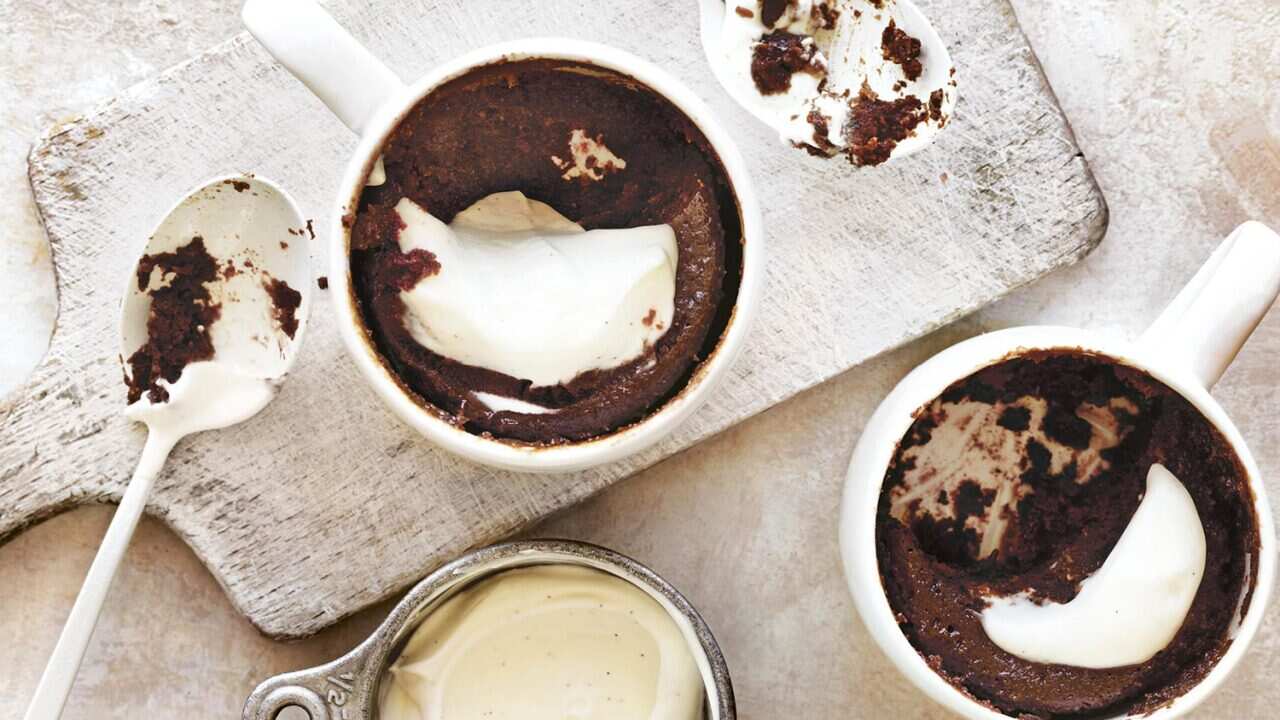 Chocolate pudding cups