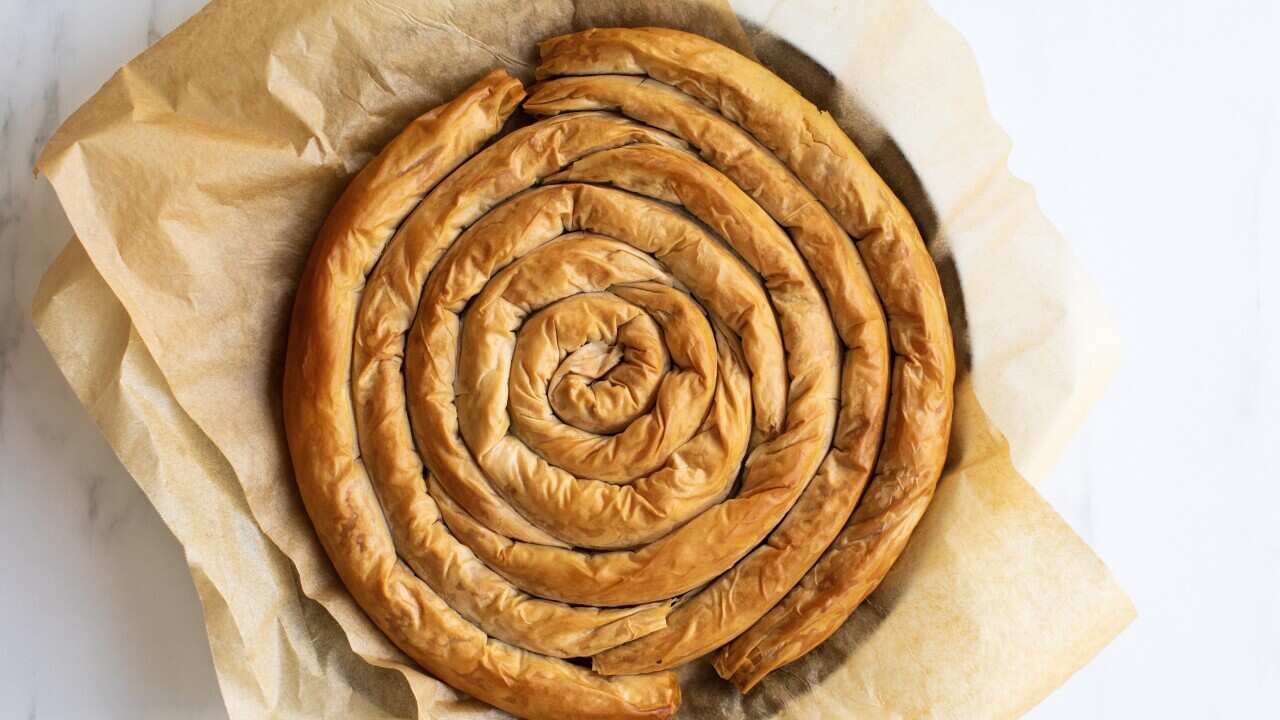 Spanakopita spiral