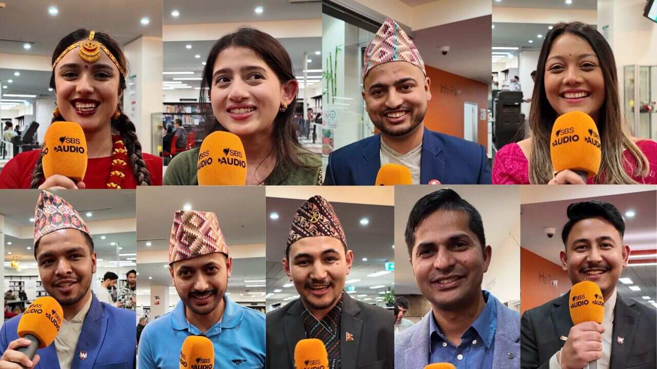 Members of the Nepali community gathered at a Dashain event in Sydney.