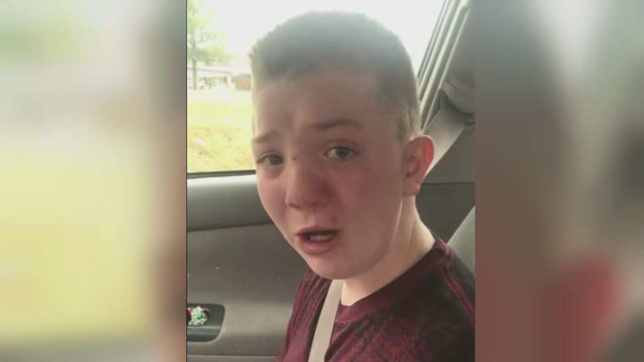 Bullied American boy Keaton Jones.