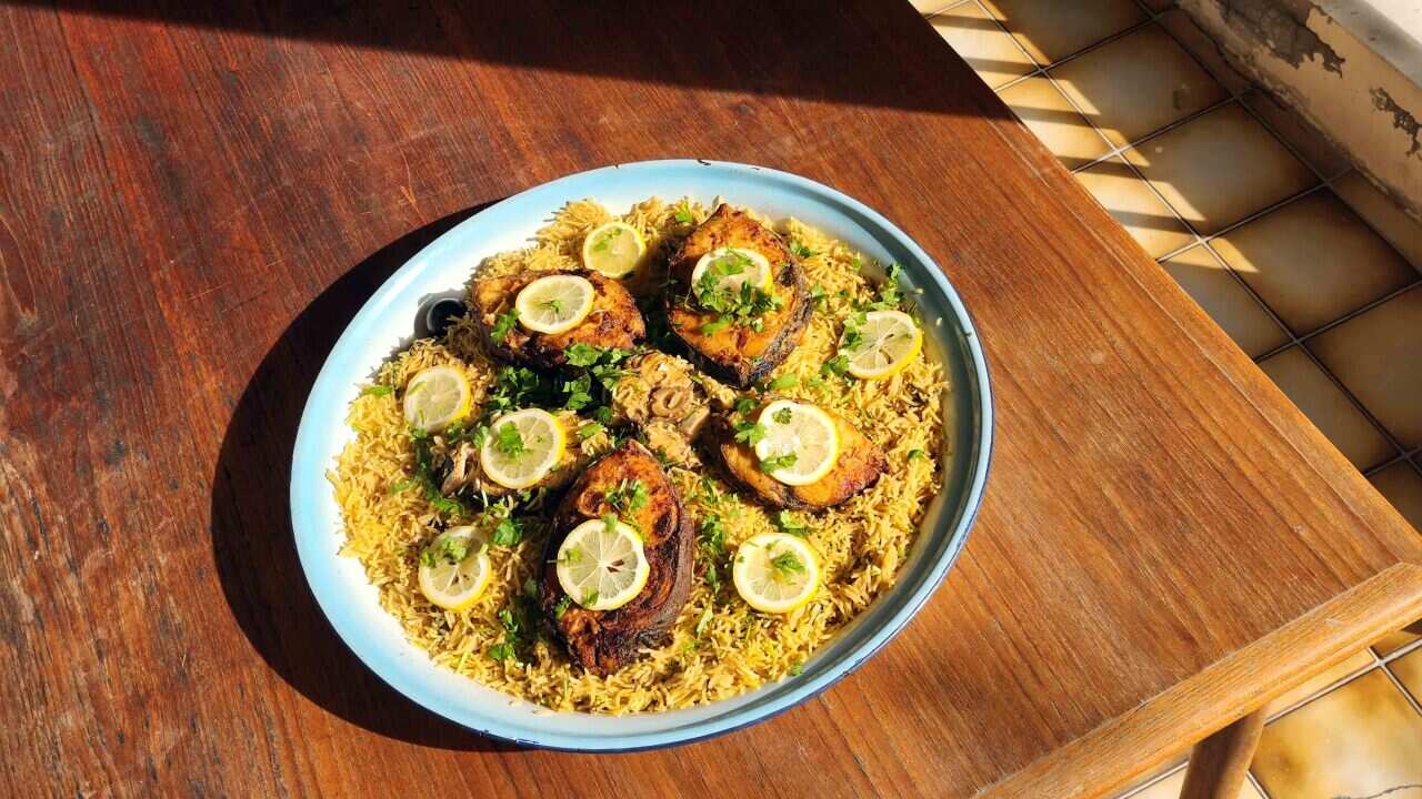 Qatari spiced fish and rice (Machbous kanaad) 