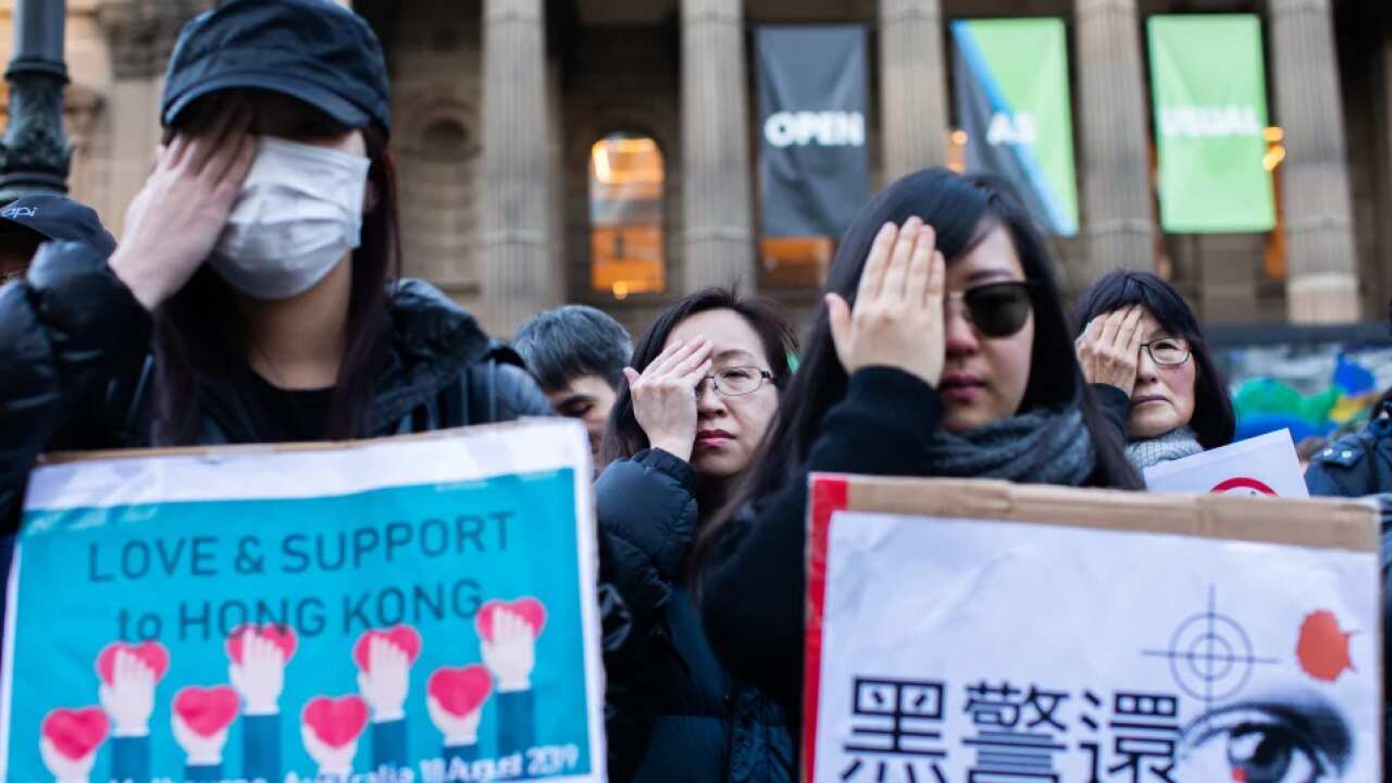 Hongkongers and Chinese students in Australia say they fear speaking out against Beijing. 