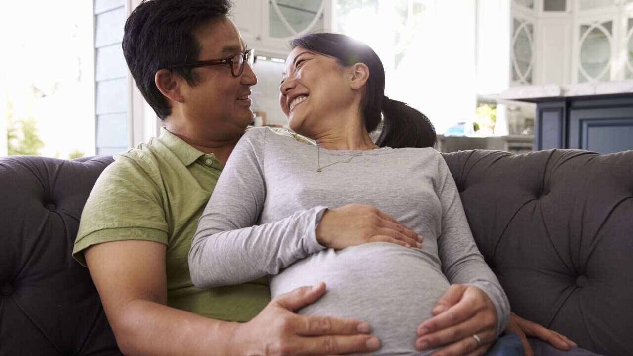 Expectant couple