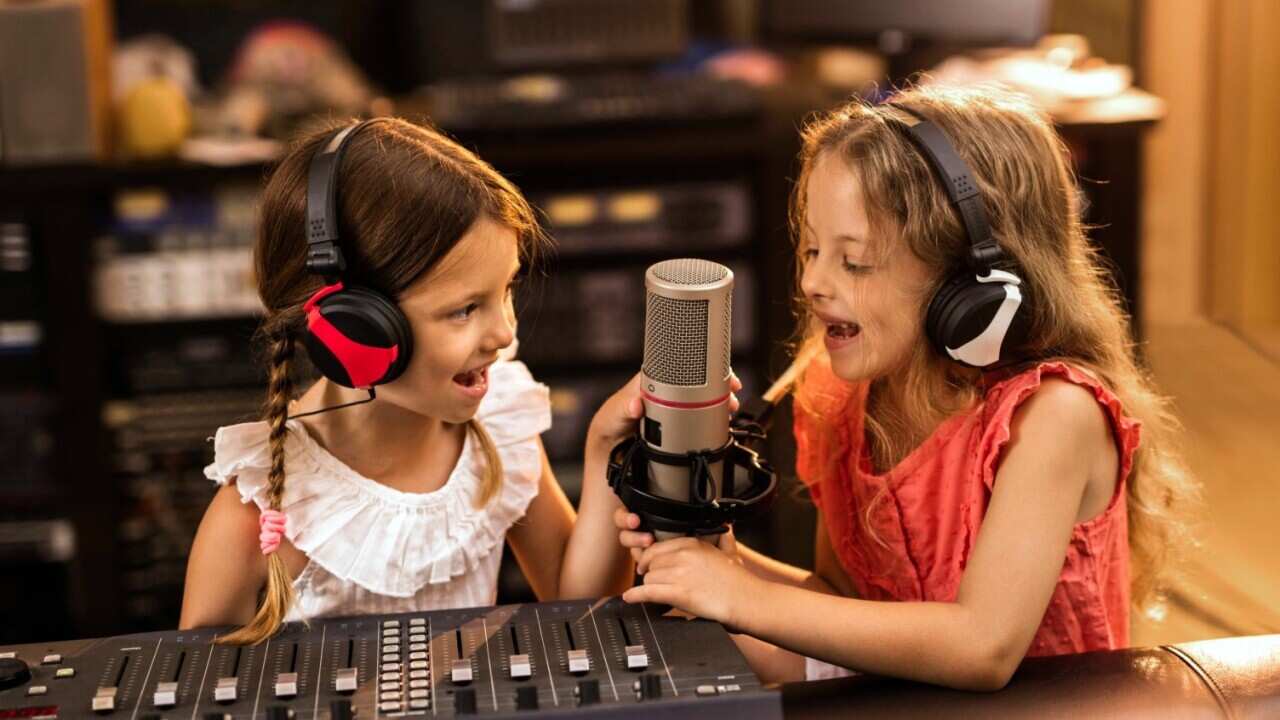 The radio-theatrical podcasts' recordings was done by the young students of Greek Community of Melbourne's Schools at their home assisted by educators & parents