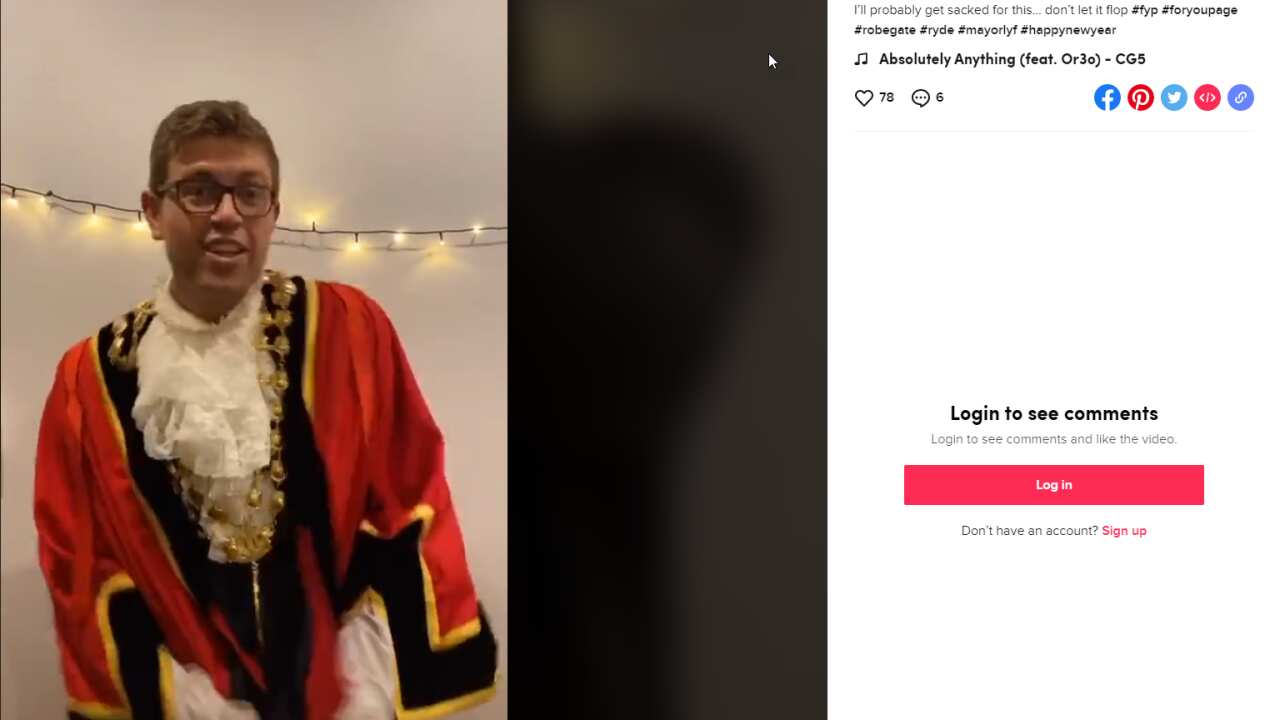 Ryde Mayor Jerome Laxale’s TikTok shocker