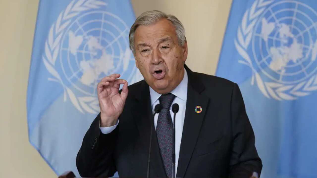 UN Secretary-General Antonio Guterres.