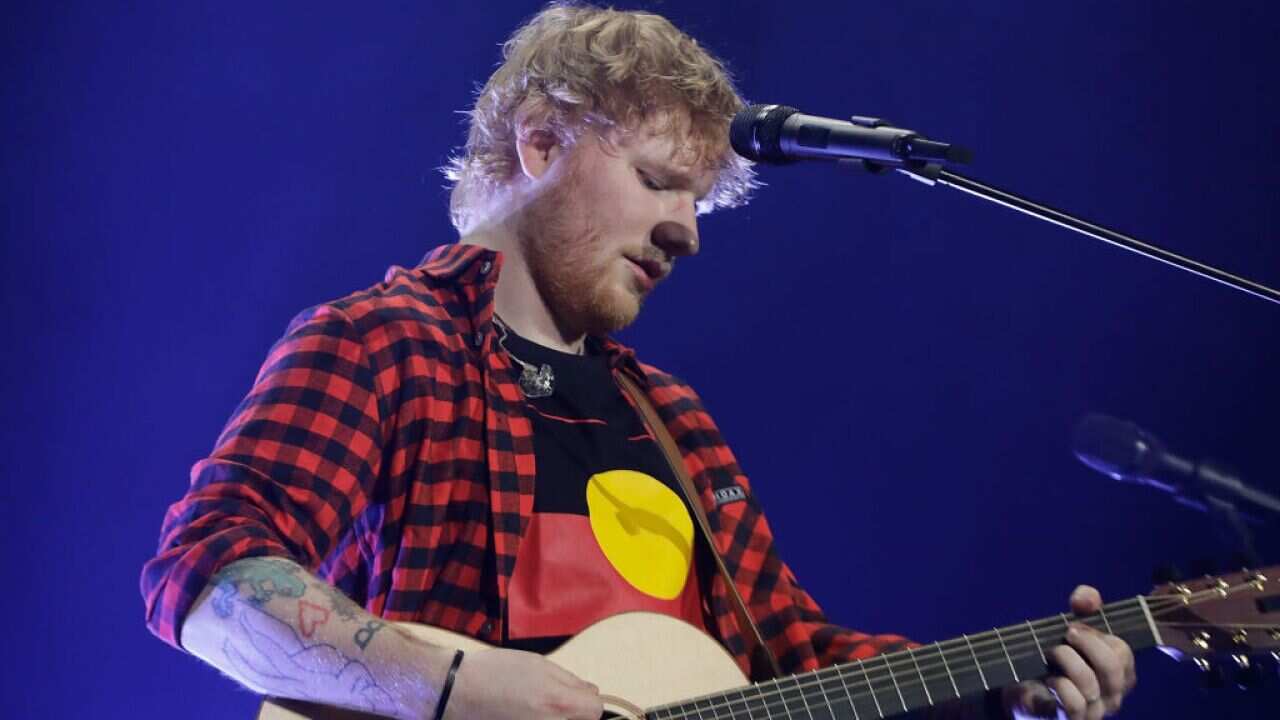 Ed Sheeran Performs In Melbourne