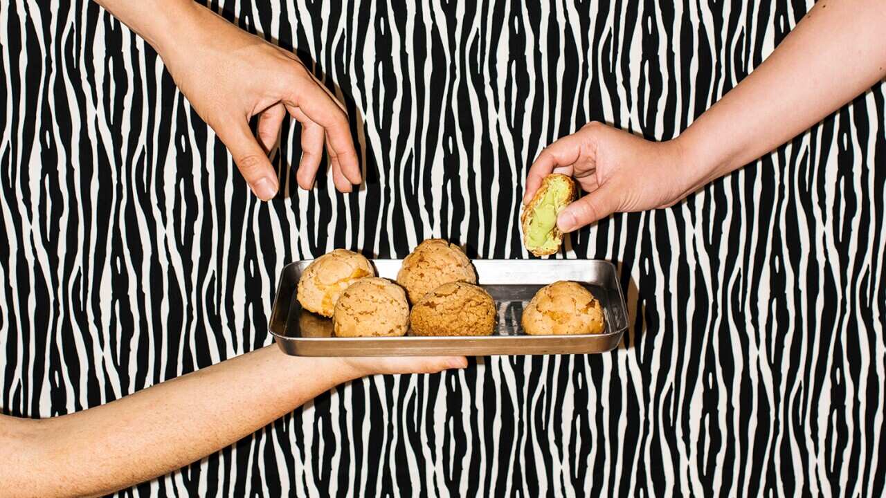 Matcha choux