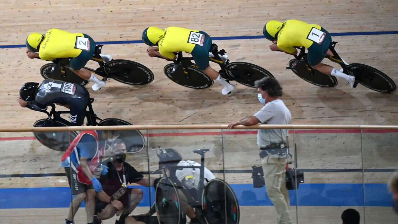 Australia, New Zealand, team pursuit Tokyo Olympics