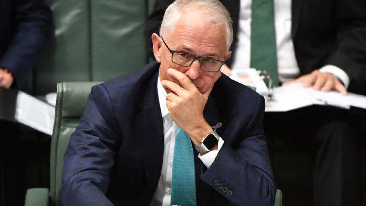 Prime Minister Malcolm Turnbull during Question Time in the House of Representatives