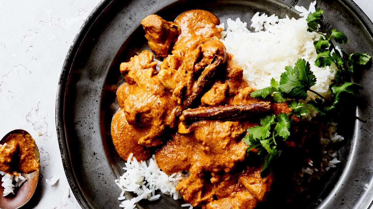 Four-step butter chicken