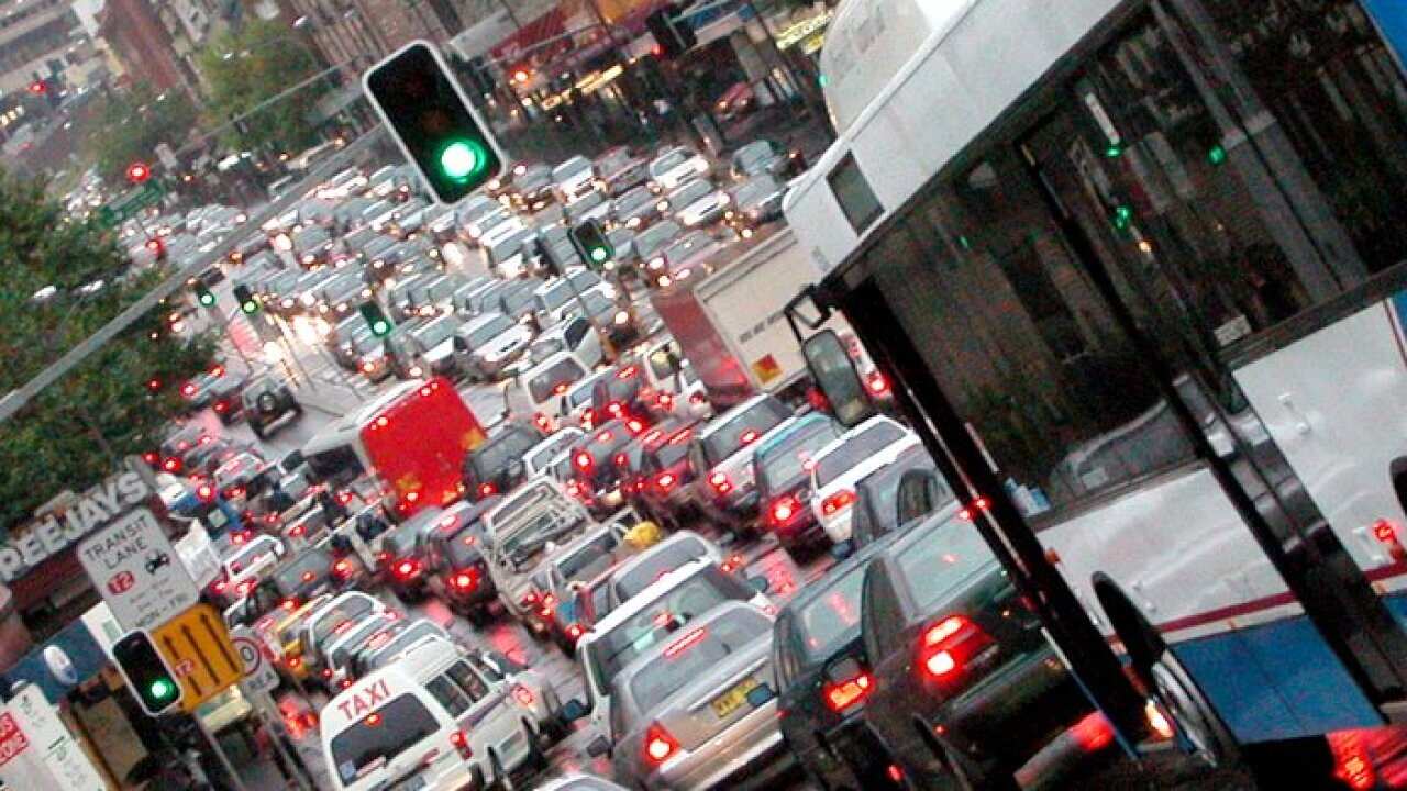 Traffic jam in Sydney