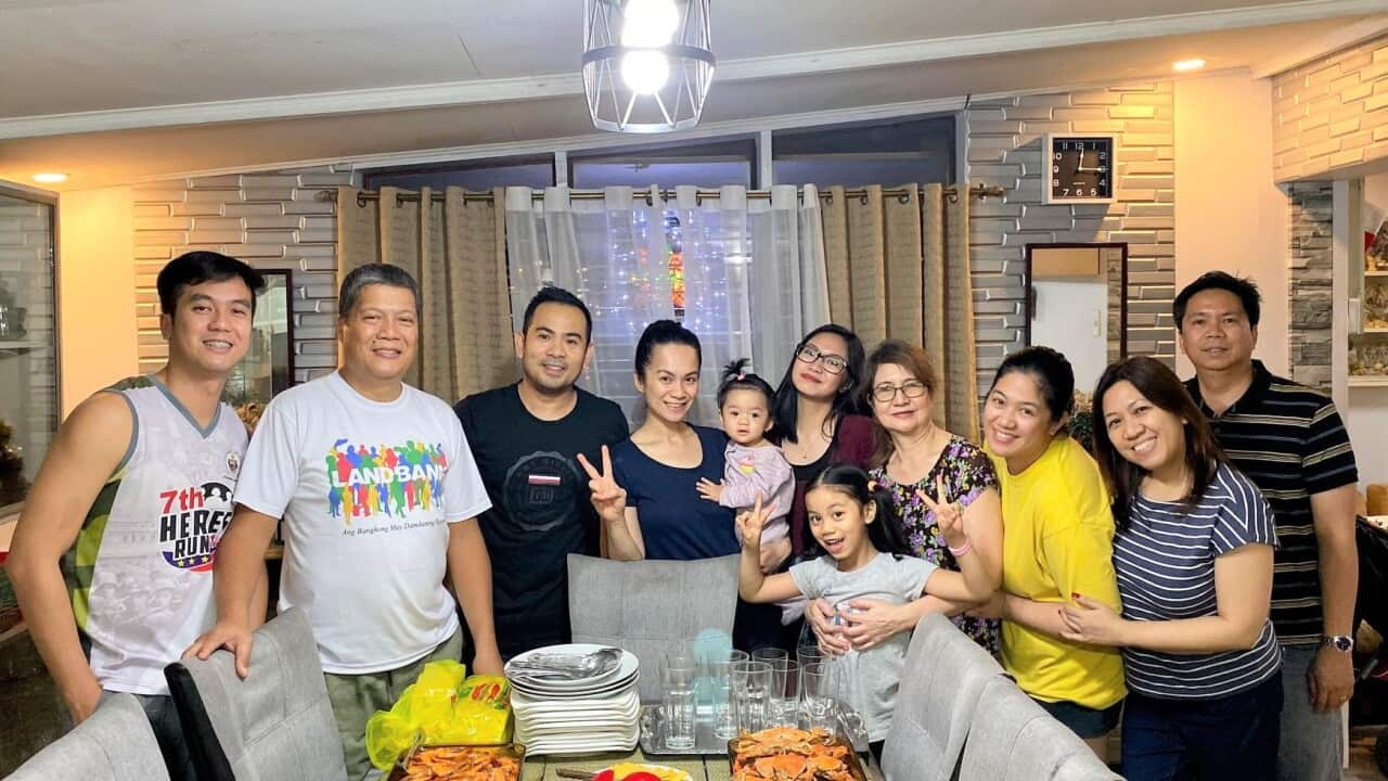 Kim Cudia and her family combine Filipino and Australian traditions over Christmas.