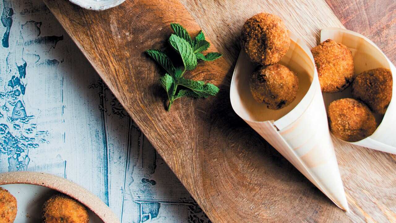 Eggplant polpettine (polpettine di melanzane)