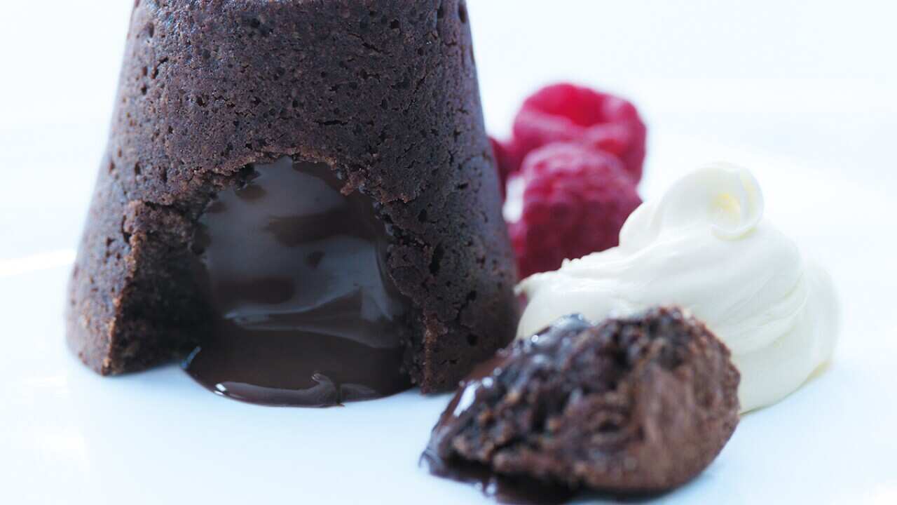 Cheat’s chocolate fondant