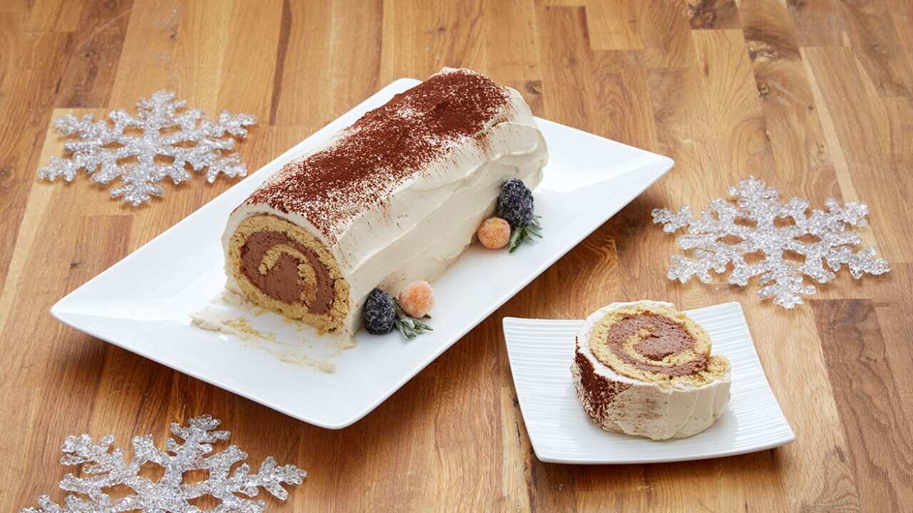 Tiramisu buche de Noel 