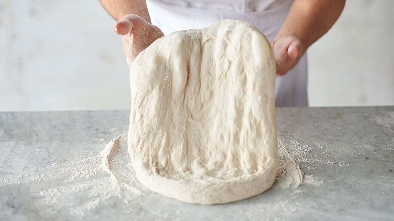 Roman-style pizza dough