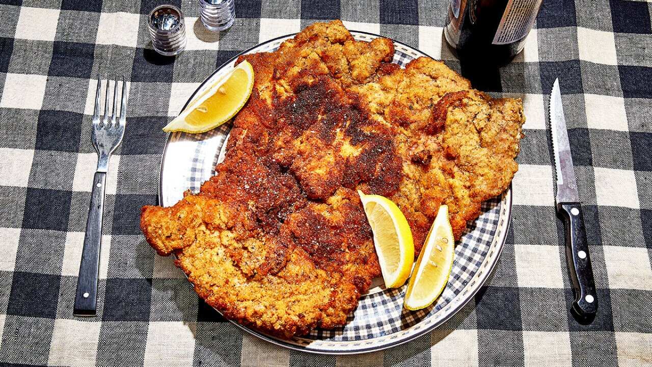 Matty Matheson's  pork schnitzel