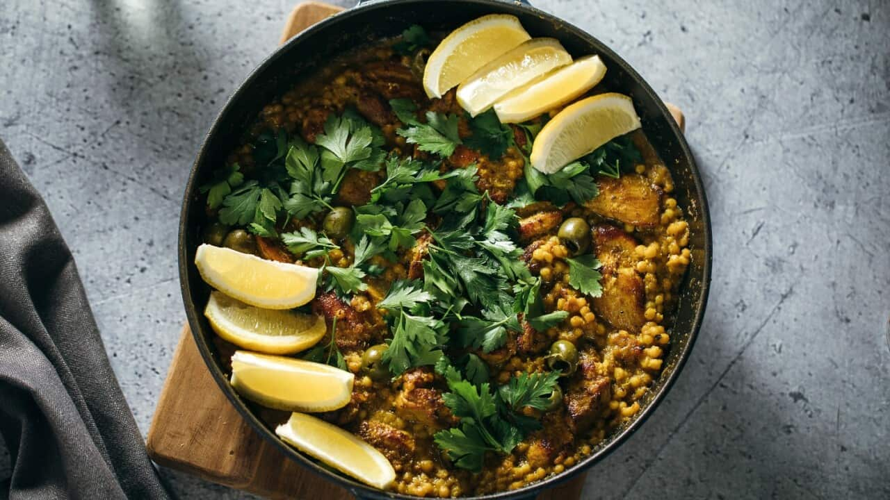 Chicken and lemon tagine