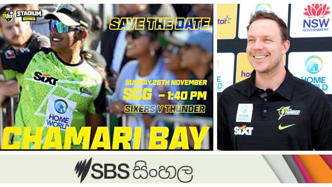 Andrew Gilchrist  talks about Chamari Bay in SCG on the 26th of November for the Sydney Thunder Vs Sydney Sixes match  