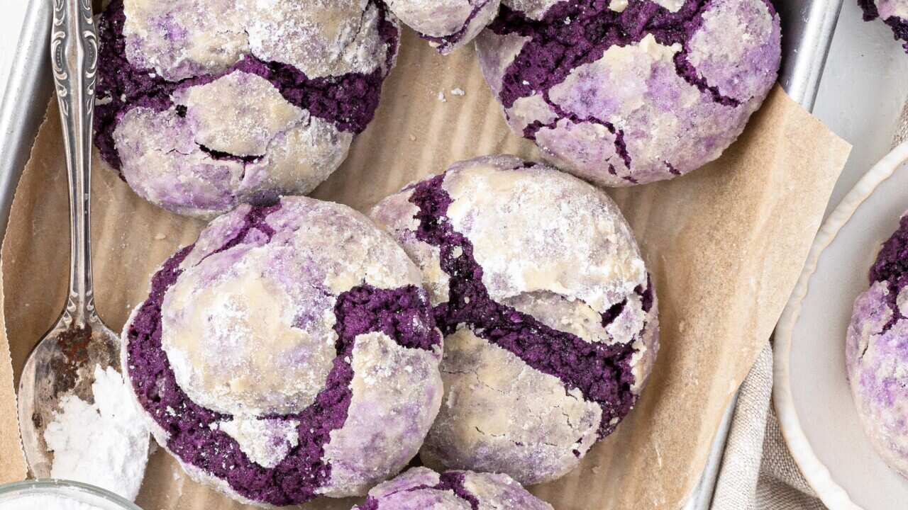 Ube crinkles