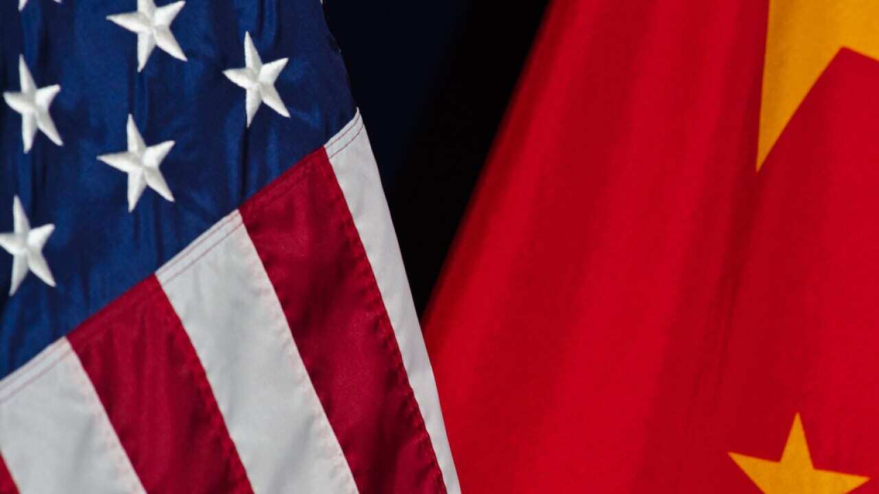 US & China Flag