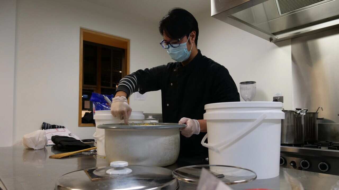 Waikit Yung graduated from a commercial cookery course last year, and is now using those skills to volunteer