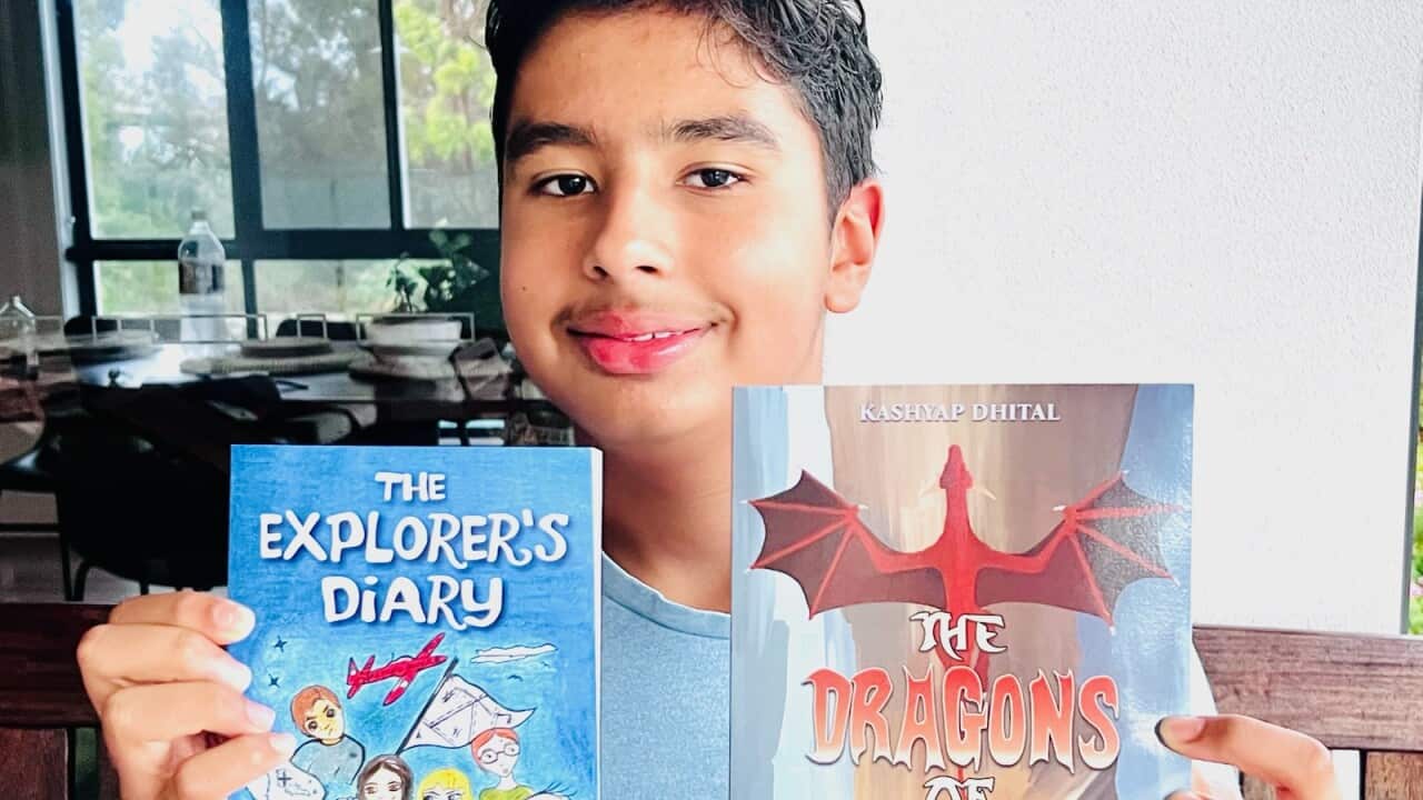 Kashyap Dhital,13, has recently published his second book 'The Dragons of Magnetia.'