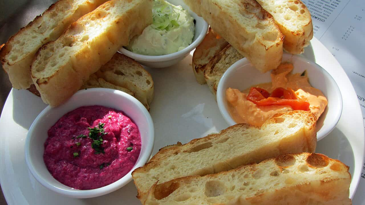 Dips and bread