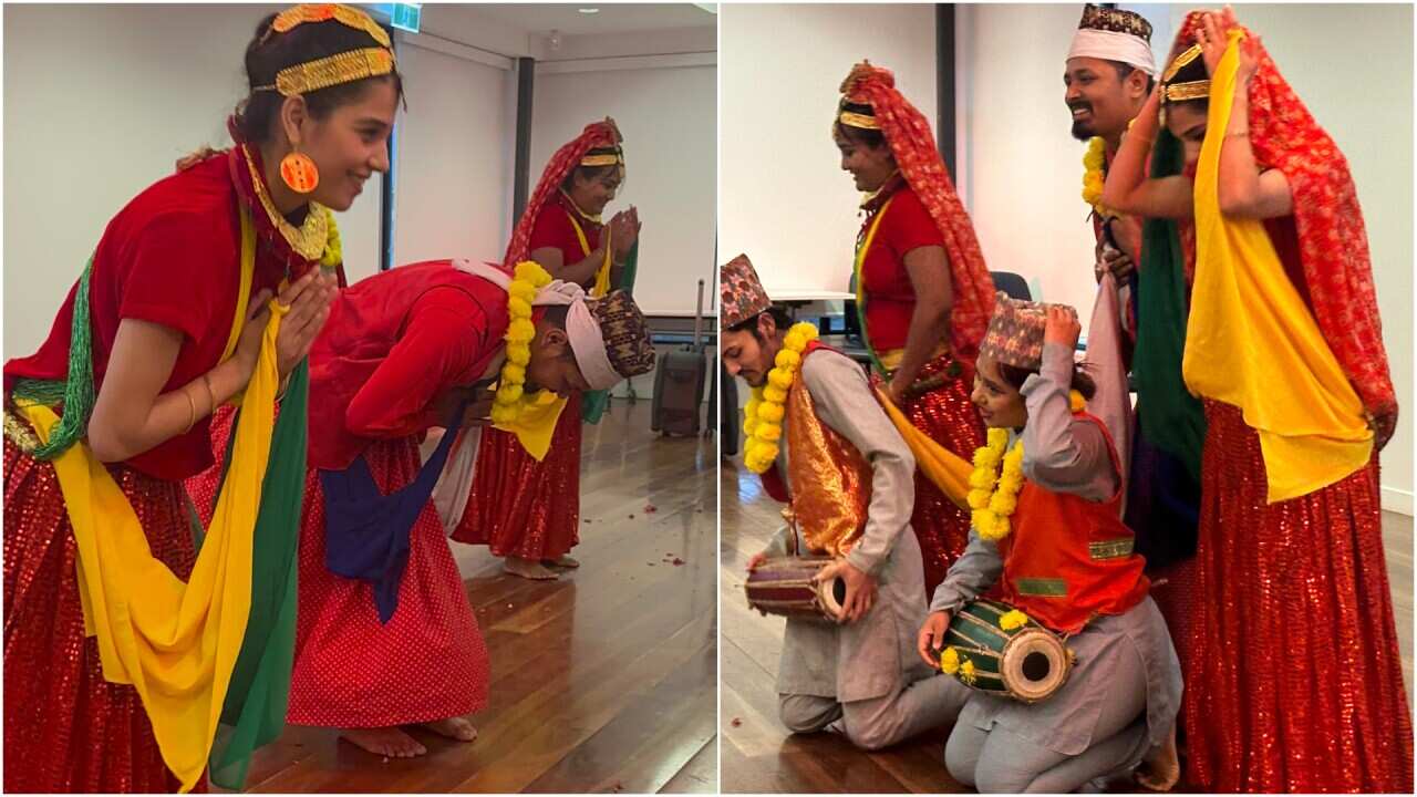 The Nepali dance crew from Victora.