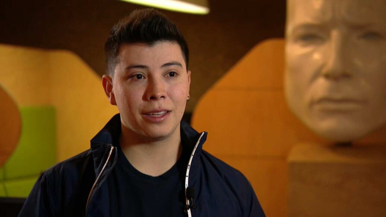 Colombian student Andres Puerto