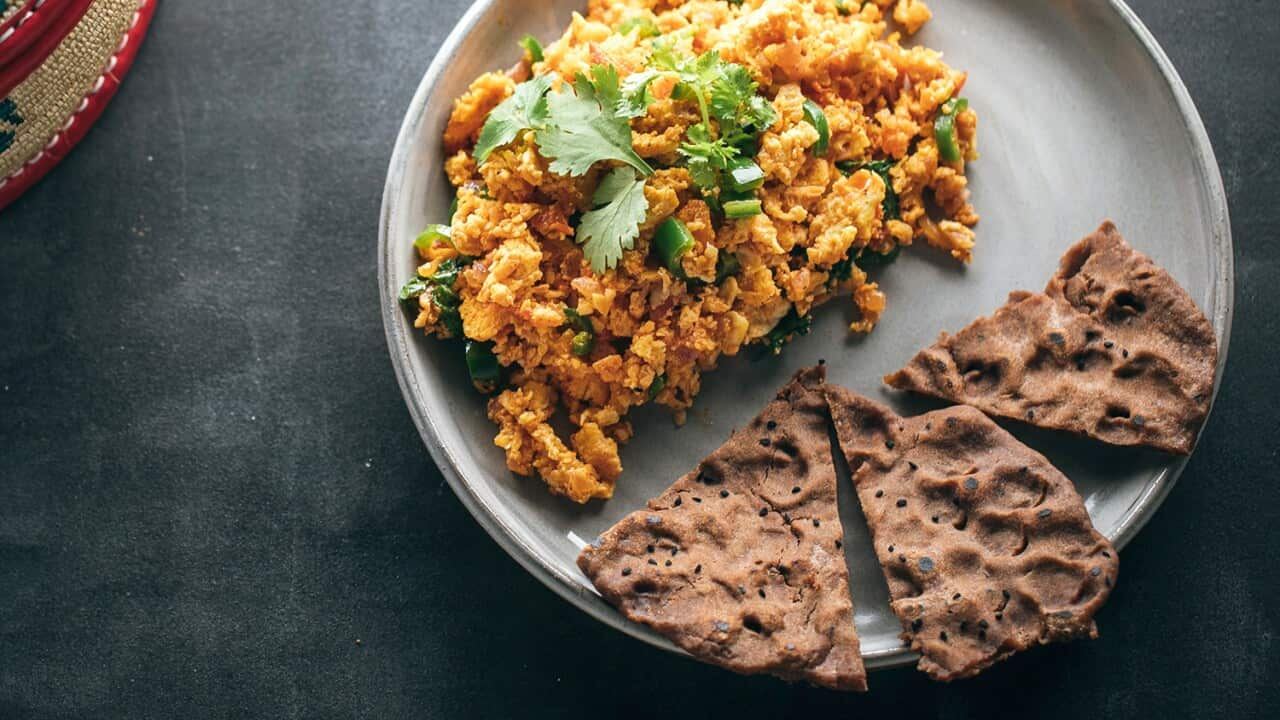 Emqulal firfir (Ethiopian scrambled eggs)