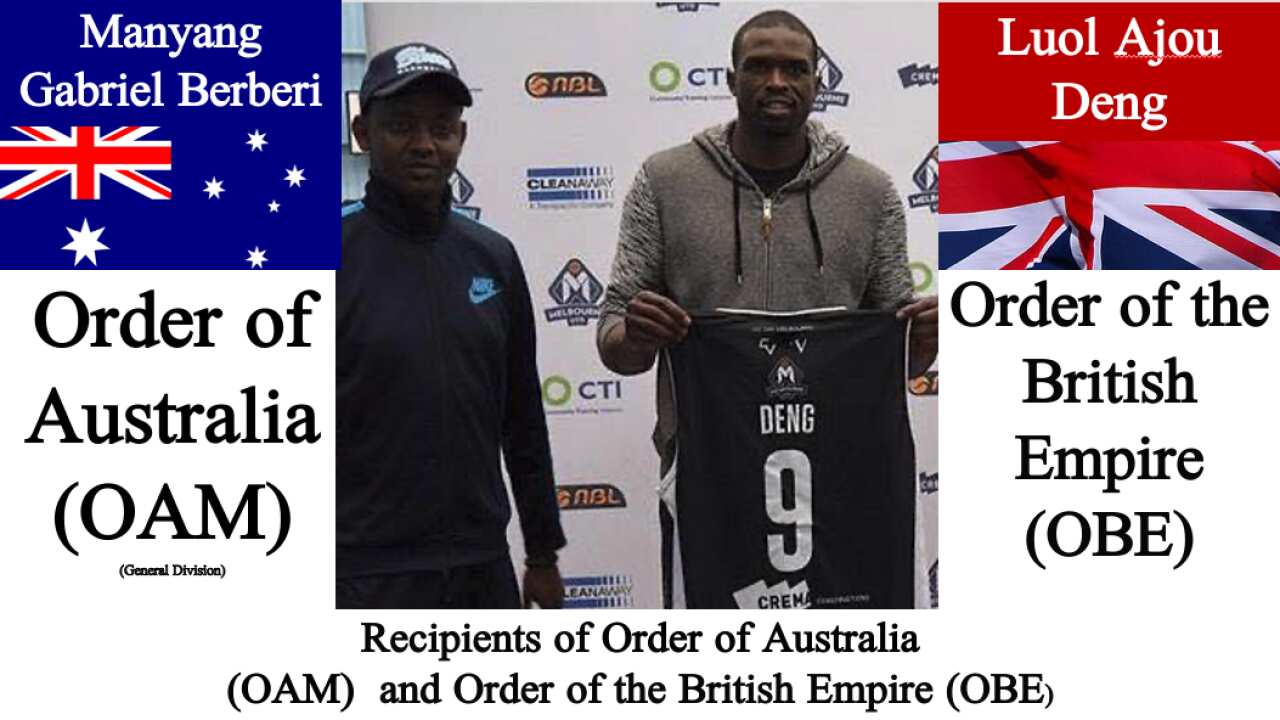 Manyang Berberi and Luol Deng in Australia 