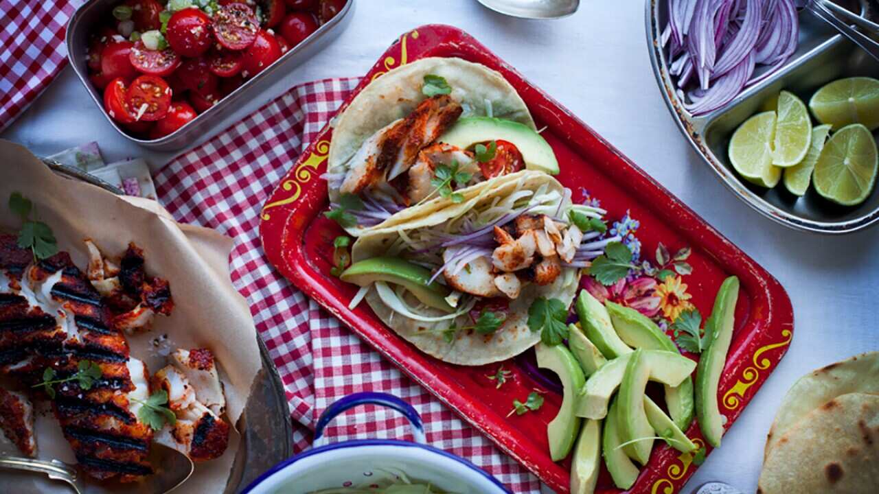 Mexican fish tacos