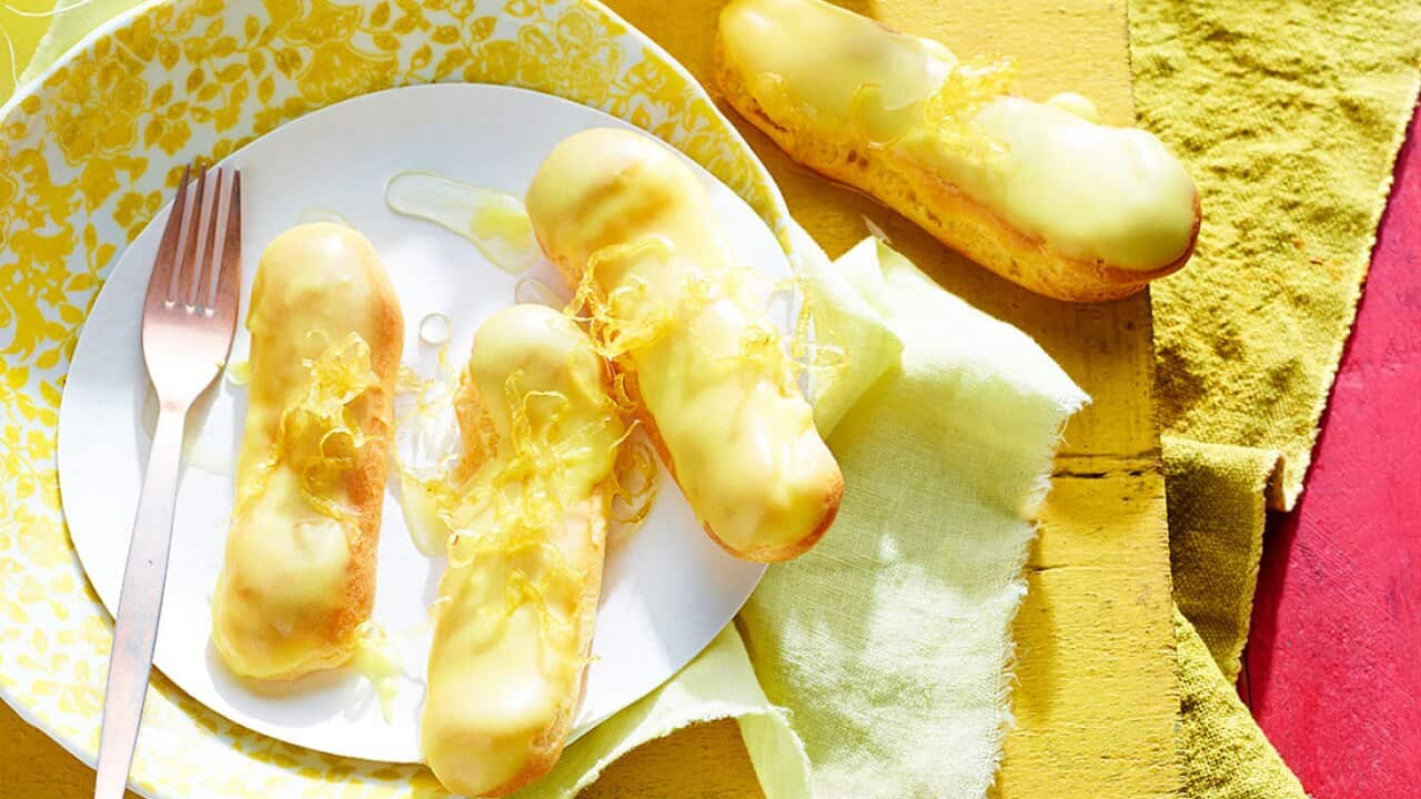 Lemon eclairs