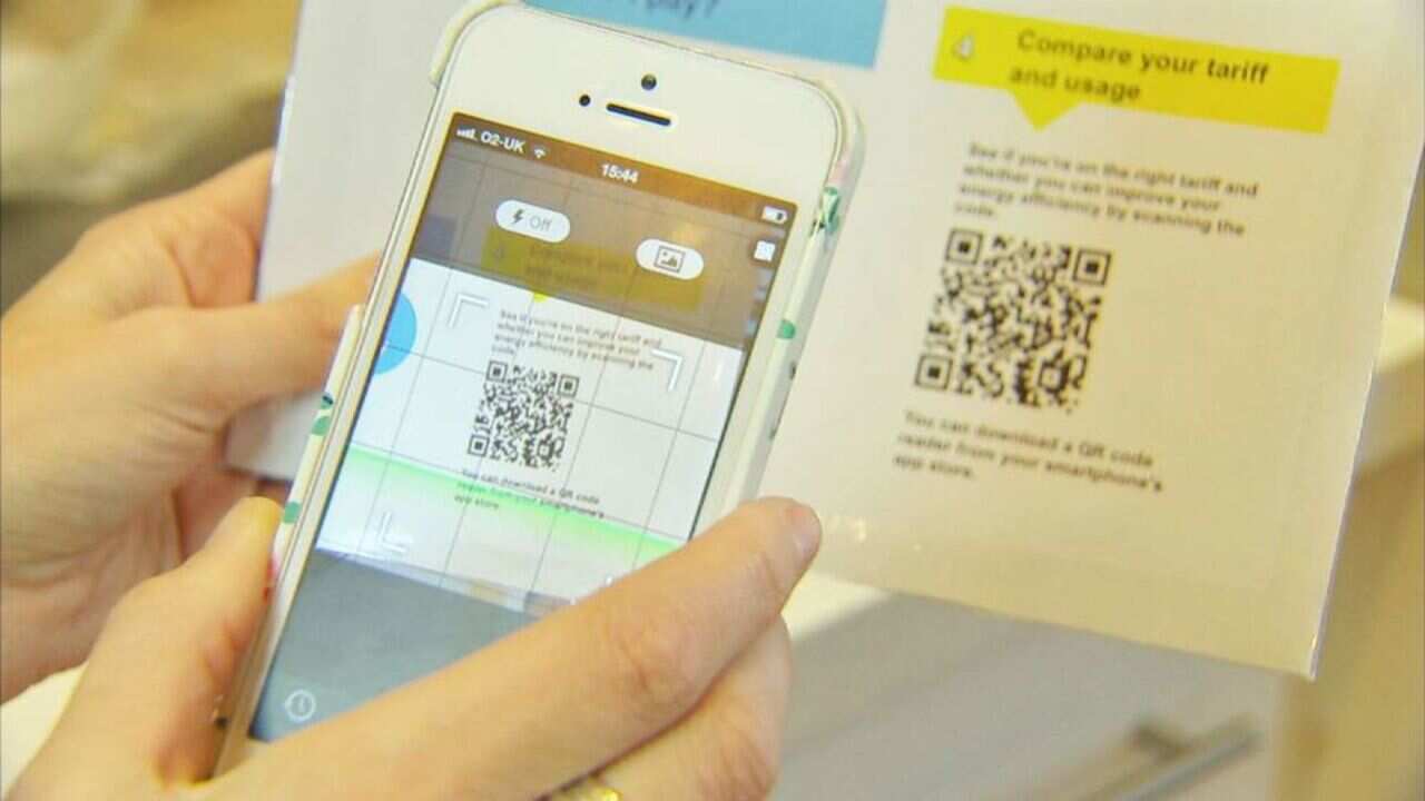 App to scan QR code and compare energy providers