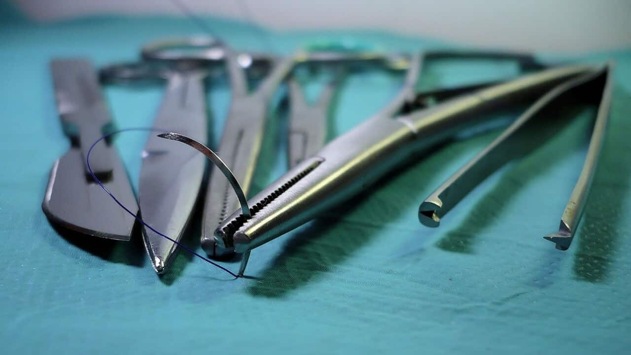 Surgical Instruments stock photo.