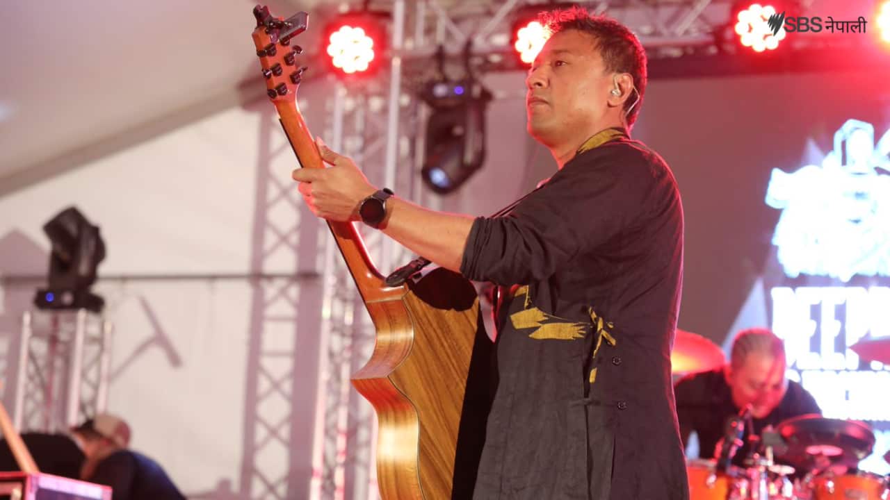 Deepak Bajracharya performing in Nepal Festival Sydney.png